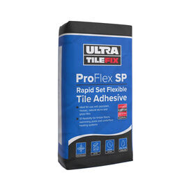 UltraTile Fix Proflex SP Flexible Rapid-Set Tile Adhesive - 20kg (White/Grey)