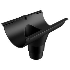 ARP Sentinel PPC Aluminium Beaded Half Round Gutter Outlet