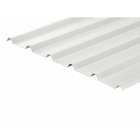 Cladco 32/1000 Box Profile PVC Plastisol Coated 0.7mm Metal Roof Sheet - White