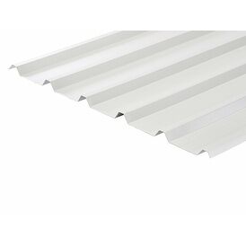 Cladco 32/1000 Box Profile 0.7mm Metal Roof Sheet - White (Polyester Paint Coated)