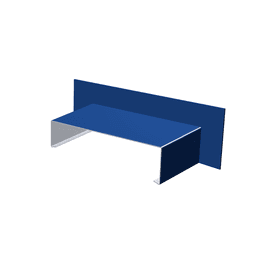 Alumasc Skyline Standard Sloping Coping - Upstand Stop End (Right Hand)
