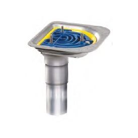 Harmer Aluminium Mini Two-Way Extended Spigot Drain Outlet - 50mm Diameter