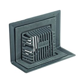 Harmer Cast Iron Two-Way Parapet Wall Rainwater Drain Outlet