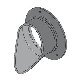 Harmer 110mm Round Push-Fit Roof Parapet Downspout