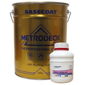 Metrodeck Roofing Base 13302 Polyester Resin - Amber