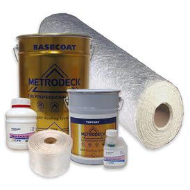 Metrodeck 2 Layer Fibreglass Roof Kit (Dark Admiralty Grey)