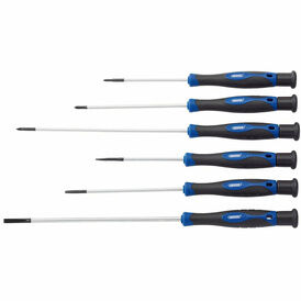 Draper Extra Long Precision Screwdriver Set (Pack of 6)