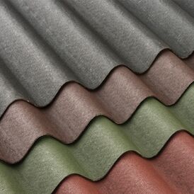 Coroline Corrugated Bitumen Roofing Sheet - 2000mm x 950mm x 2.6mm