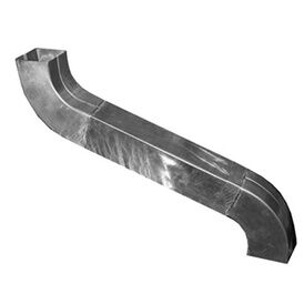 Stainless Gutta Stainless 80 x 80mm Swan Neck Kit