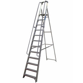Lyte EN131-2 Professional Platform Step Ladder (Handrails Both Sides)
