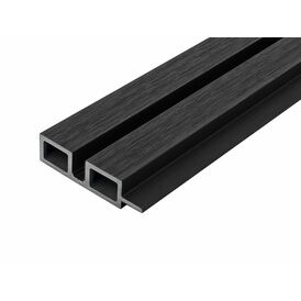 Cladco WPC Slatted Wall Cladding Double End Profile Trim - 2.5m Long