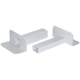 Wallbarn PVC Rectangular Through-Wall Corner Roof Outlet