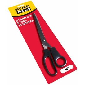 Rubberseal 10" Trade-Quality Stainless Steel Scissors