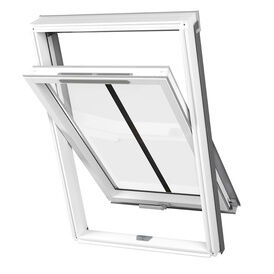 DAKEA Conservation White Painted Centre Pivot Roof Window (Black Cladding)
