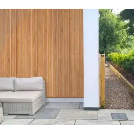 Freefoam Fortex Natura V-Groove Real Wood-Effect Cladding - 5m x 150mm