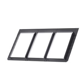 VELUX EKL S0313 Pro+ Slate Flashing Classic Triple Combination Grey (Flexible Middle Gutter)