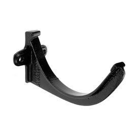 Alumasc Heritage Cast Aluminium Half Round Gutter Fascia Bracket - Textured Black