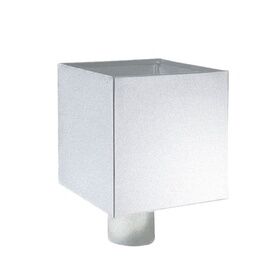 Alumasc 80mm Infinity Steel Modern Rainwater Hopper