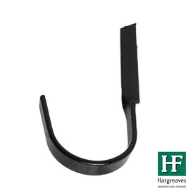 Hargreaves Premier Cast Iron Round Downpipe Holdfast - Gloss Black