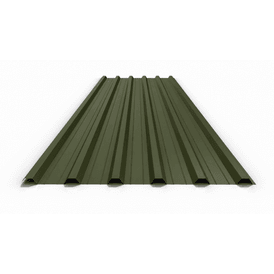 PVC Plastisol Coated Steel Box Profile Roofing Sheet (32/1000 Forward) - Cut to Length
