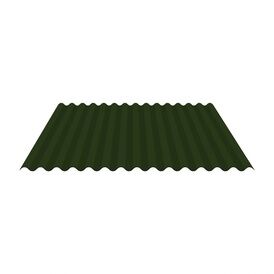PVC Plastisol Coated Steel Corrugated Roofing Sheet (14/3) - Cut to Length