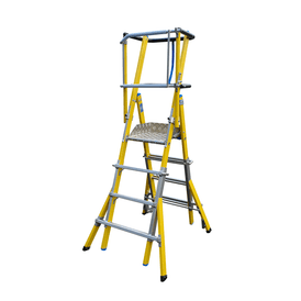 Multi-Lyte Telescopic Platform Fibreglass Ladder