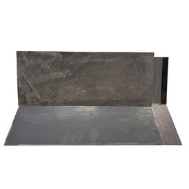Mayan Inverted Wall Apron RealRidge Graphite Square Edge Vented