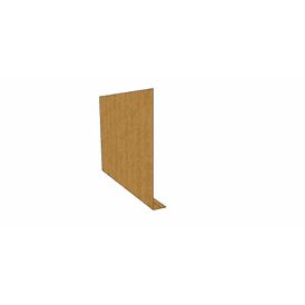 Metal Gutta Copper L Fascia - 2.4m Long