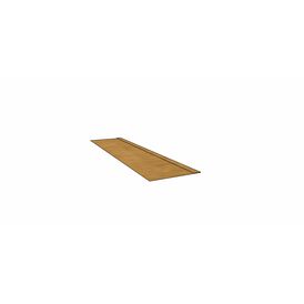 Metal Gutta Copper Plain Soffit - 2.4m Long