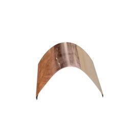 Metal Gutta Copper Curved Roof Ridge - 230mm x 2.4m Long