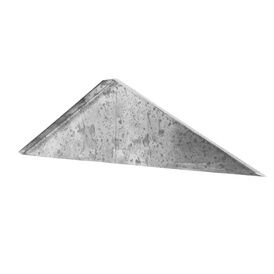 Metal Gutta Zinc V Shape Roof Ridge Stop End