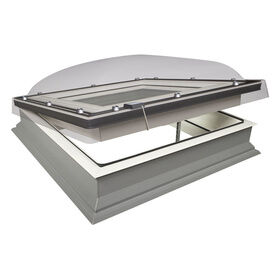 FAKRO Electrically Operated P2 Double Glazed Domed Flat Roof Window (DEC-C)
