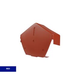 Timloc Universal Angled Ridge Cap - Red (Box of 10)