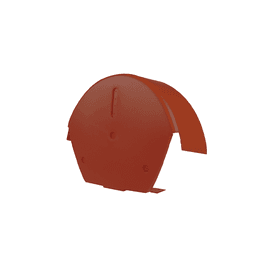 Timloc Universal ½ Round Ridge Cap - Red  (Box of 10)