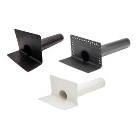 DEKS Round Horizontal Flat Roof Parapet Drain Outlet