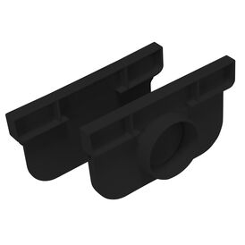DekDrain Vela A15 Polypropylene End Caps (Pair) - Black