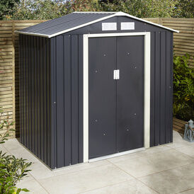 Rowlinson Trentvale Metal Apex Shed