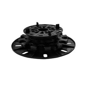 DEKS Landscaping Adjustable Pedestal - Self leveling Paving Polypropylene Black 4mm tile 41mm to 66mm
