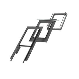 VELUX EFN MK08 2012 Slate Flashing, Recessed, Single Install VFE/VIU, Grey, +BDX, 78cm x 140cm