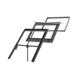 VELUX EFW SK01 2022B Tile Flashing, Twin Install VFE/VIU, Grey, 18mm Gap, +BDX, 114cm x 55cm