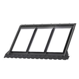VELUX EKJ MK06 4021E3 Tile Pro+ Flash Recessed, Double Intregrated Side-by-side 100mm, Pine, 78cm x 118cm