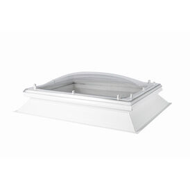 Coxdome Classic Polycarbonate Flat Roof Dome (Electric Opening Vent)