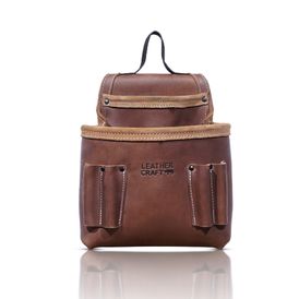 Leathercraft Brown Oil Tan Single Pocket Pouch