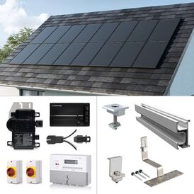 Plug-In Solar 4.40kW (4400W) New Build Developer Solar Power Kit for Part L Building Regulations