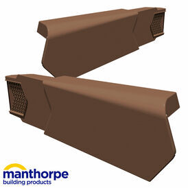 Manthorpe SmartVerge uPVC Dry Verge Unit Right Hand - Box of 30