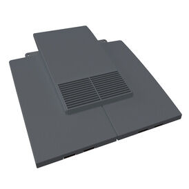 Manthorpe GTV-PT In-Line Plain Tile Vent - Slate Grey