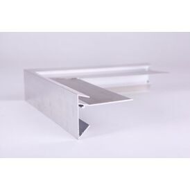Areco Aluminium AF1 Roof Edge Trim External Corner - 200mm x 200mm x 45mm