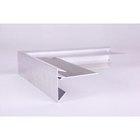 Areco AF1 Aluminium Roof Edge External Corner Trim - 200mm x 200mm x 45mm