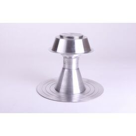 Areco Aluminium Flat Roof Breather Vent - Silver (180mm x 240mm)