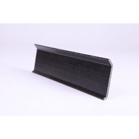 Areco GRP Glasstrim Felt Roof Termination Bar - 2.5m (Black)